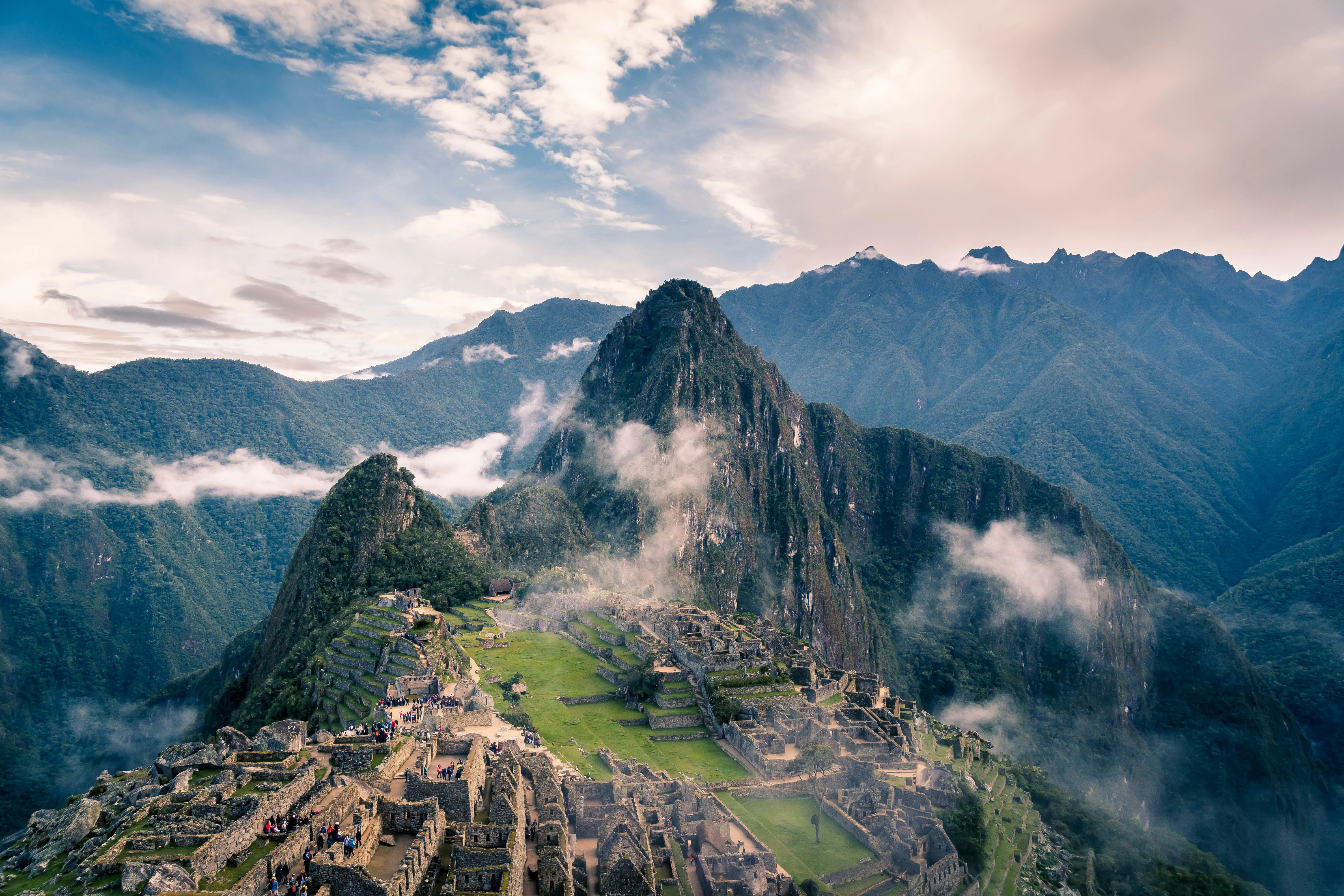 Machu Picchu vista panorámica ciudadela inca